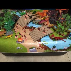 Prehistoric 100 PCs Dinosaurs Play Set